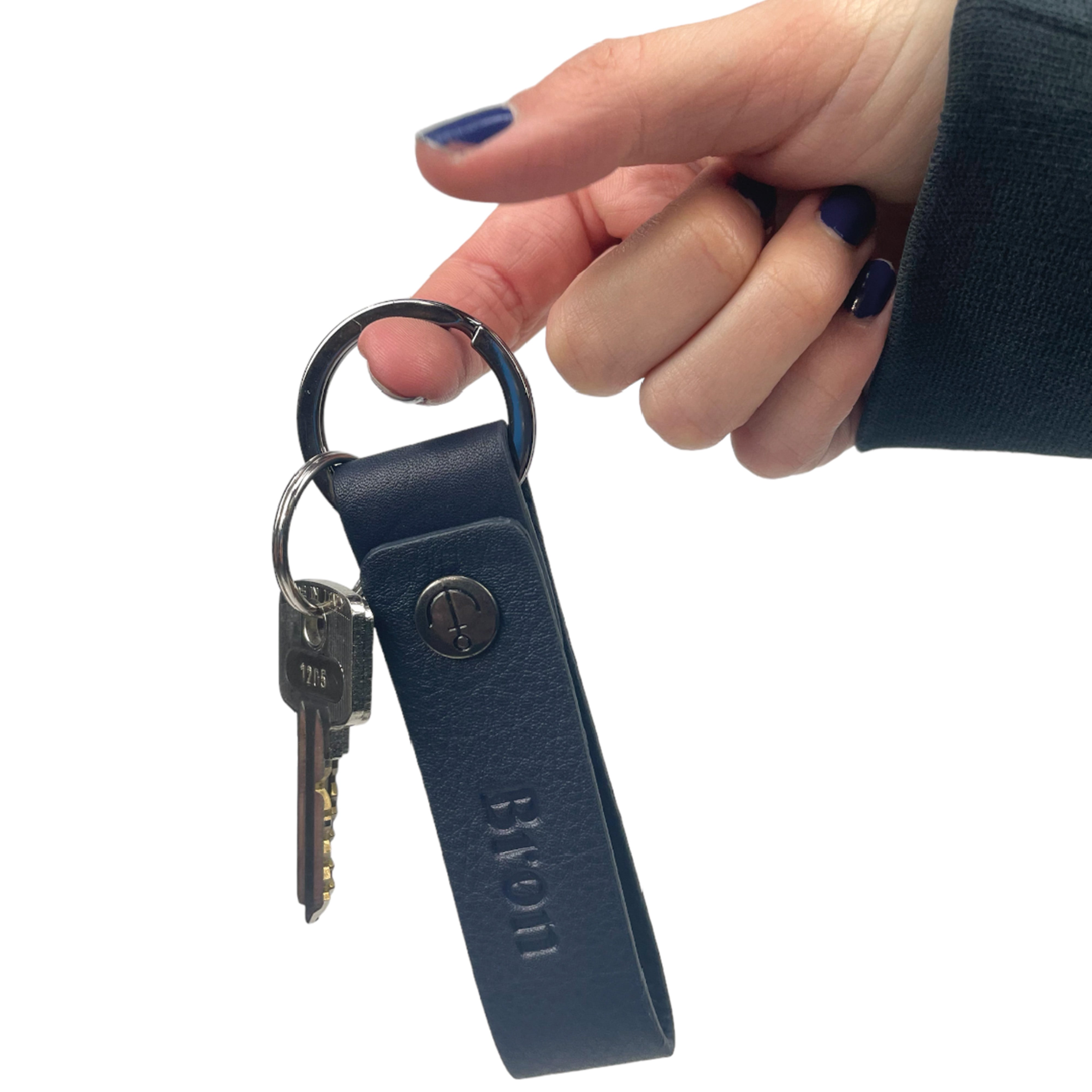 Lederen sleutelhanger