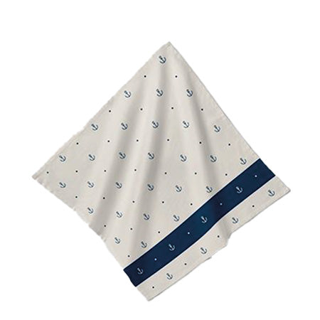 Anchor pattern tea towels set