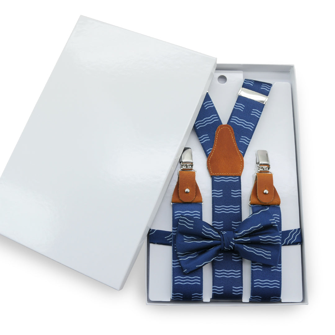 Braces and bow tie as a gift set