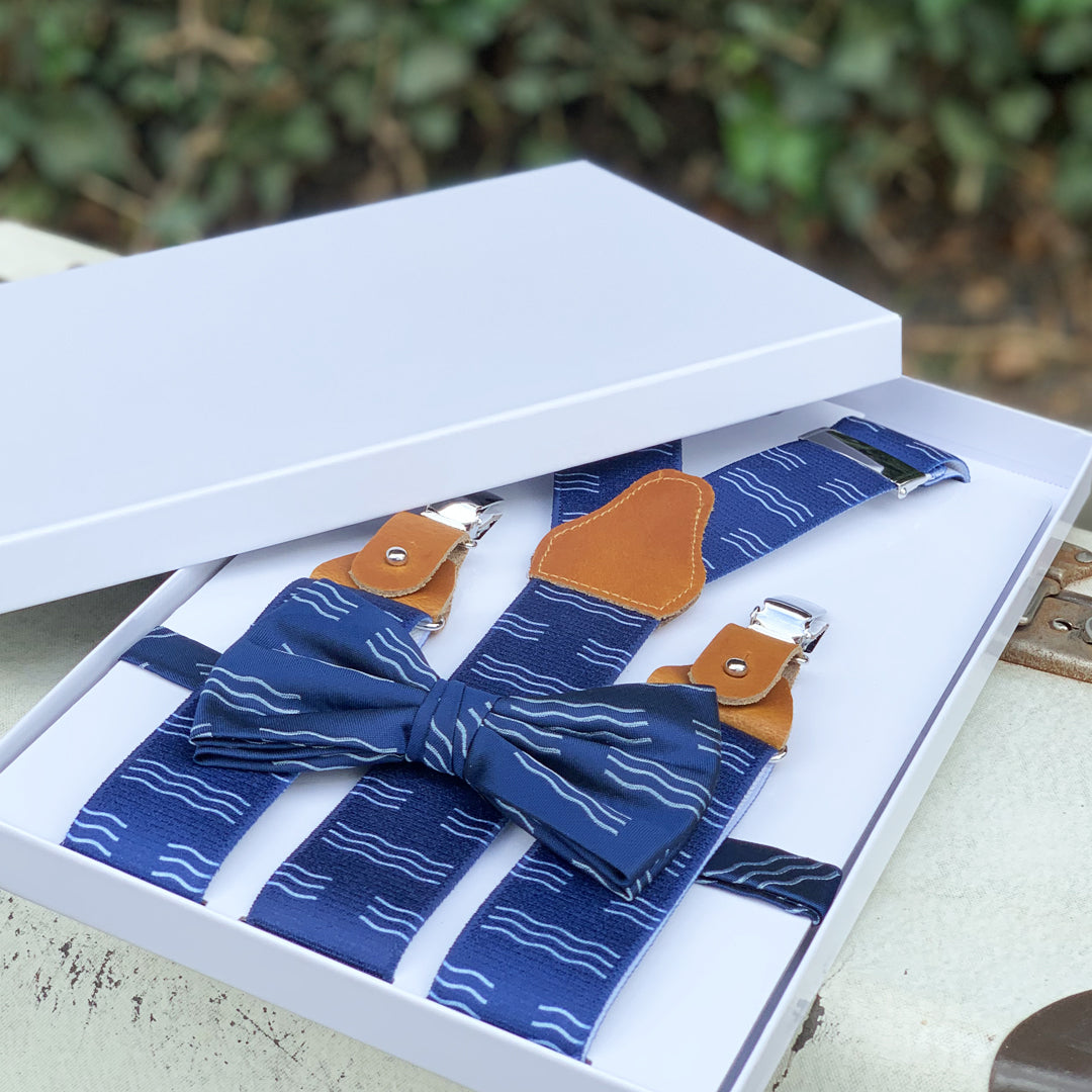 Braces and bow tie as a gift set