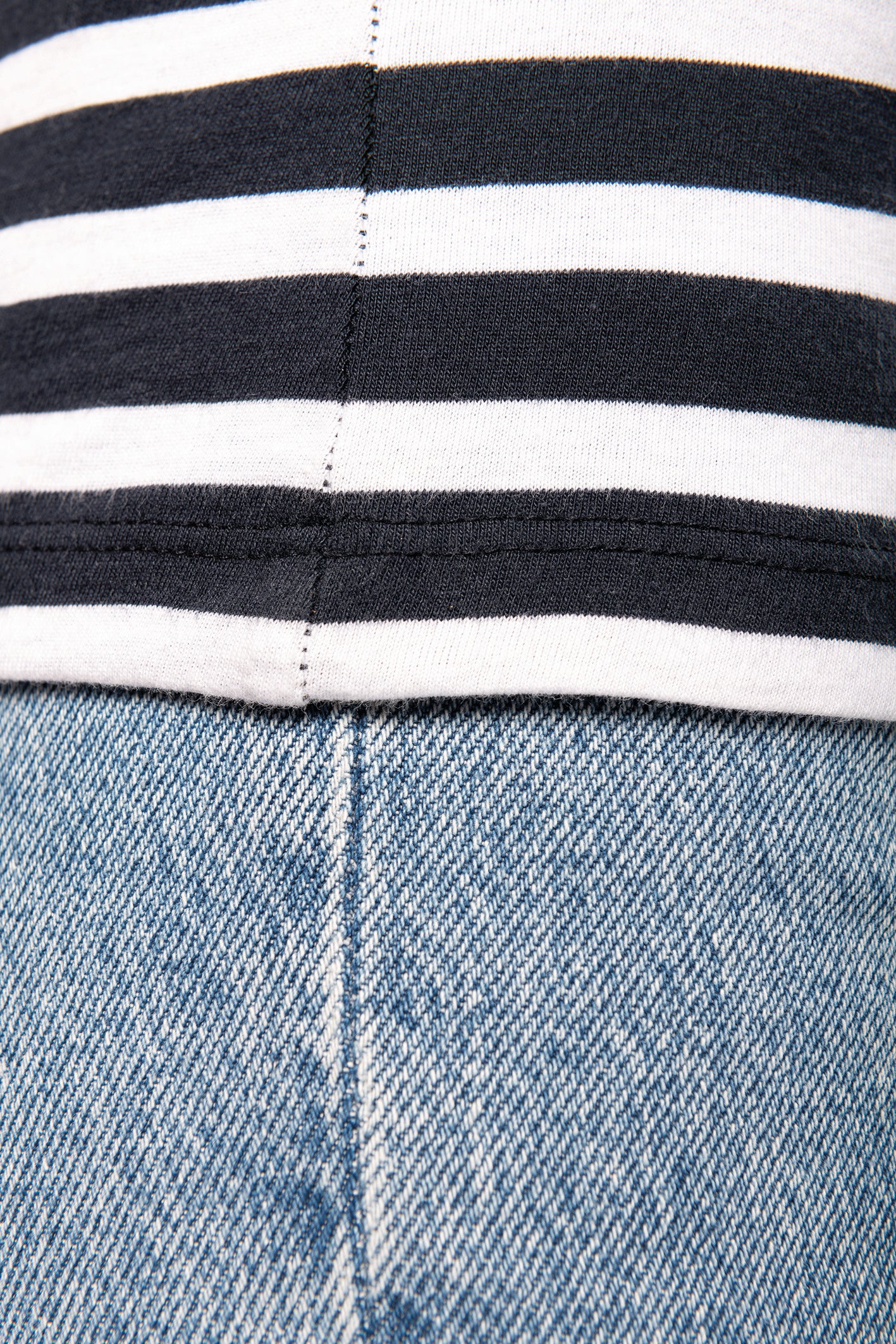 Sportief gestreept dames t-shirt met korte mouw