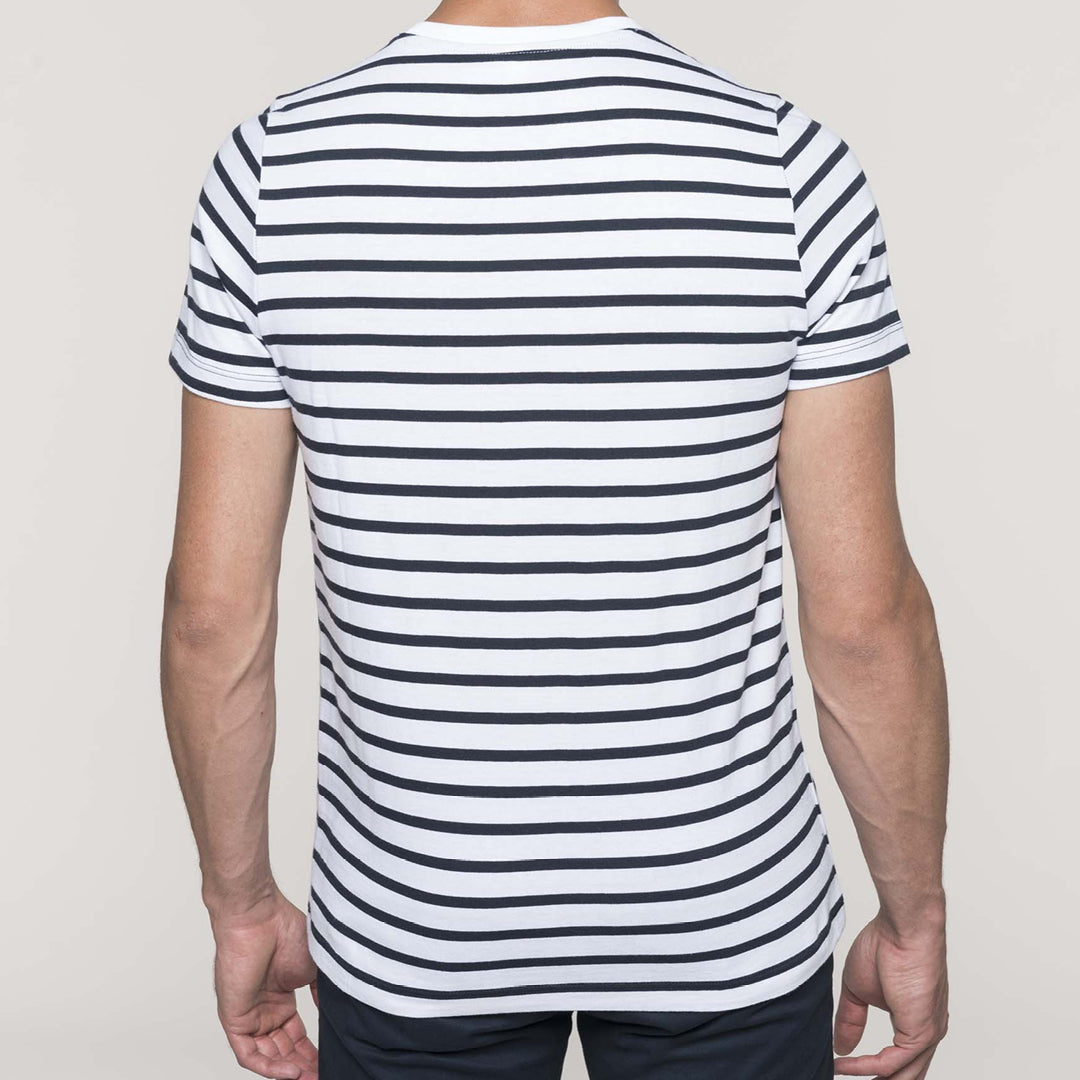 Kurzarm-T-Shirt mit Breton-Streifen