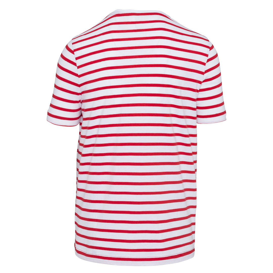 Kurzarm-T-Shirt mit Breton-Streifen