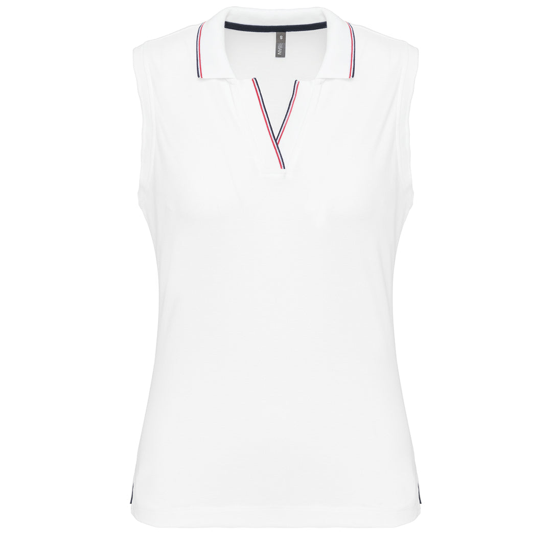 Ärmelloses Damen-Poloshirt