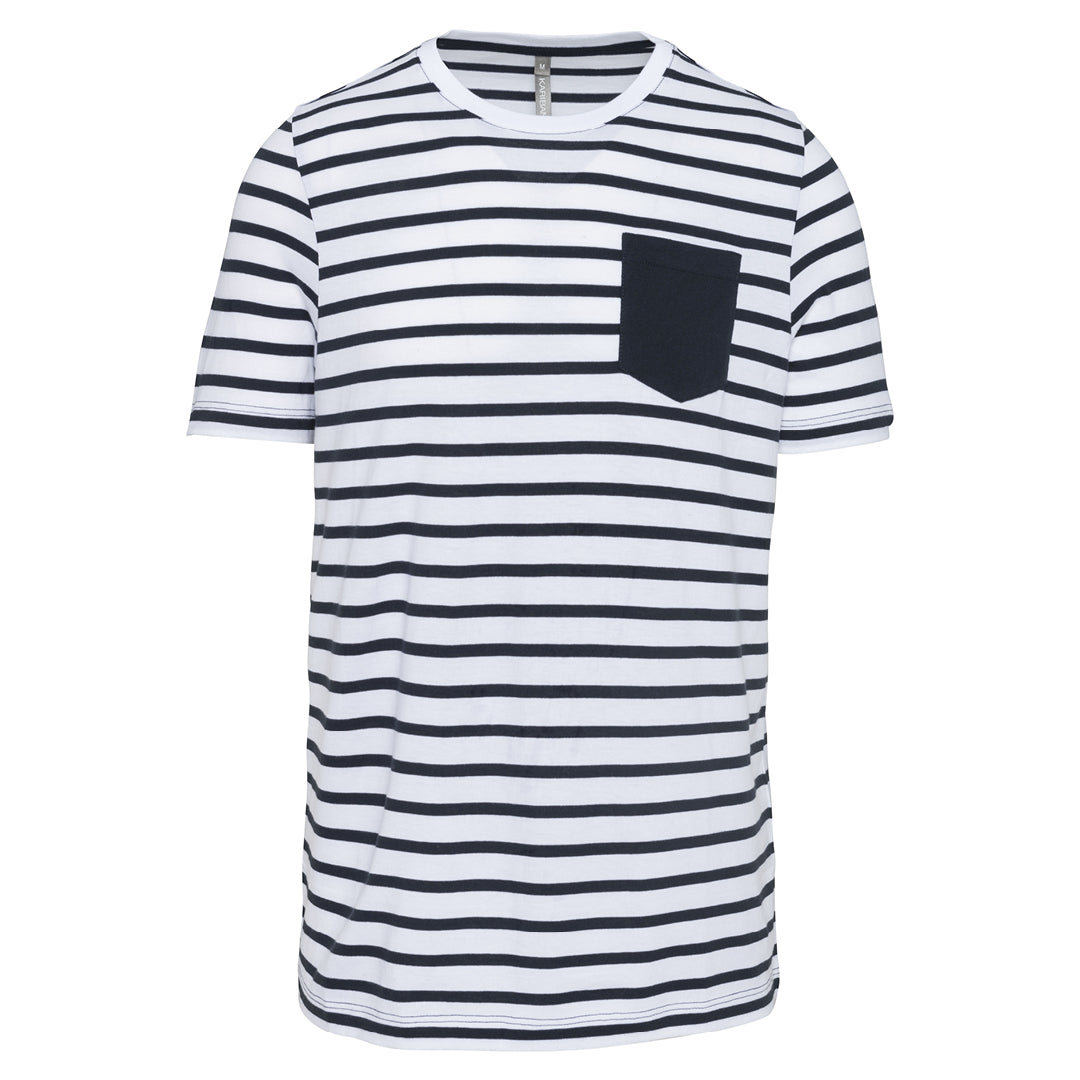 Bretons gestreept t-shirt met korte mouw